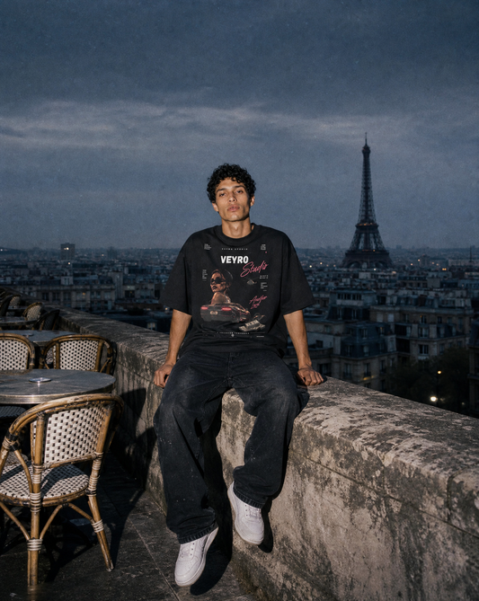 VEYRO Studio — After Dark Unisex Oversized T-Shirt