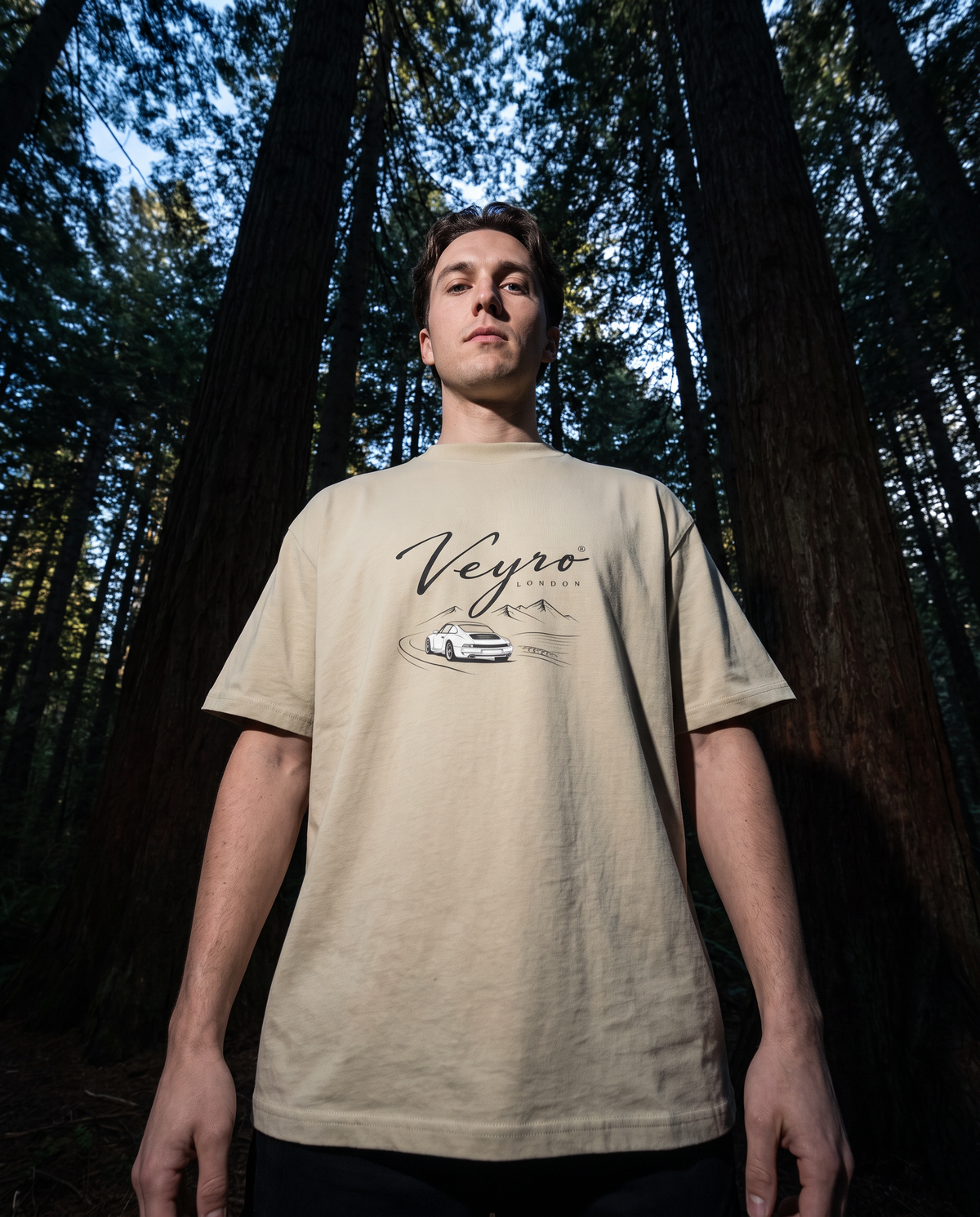 VEYRO STUDIO Oversized High neck T-shirt