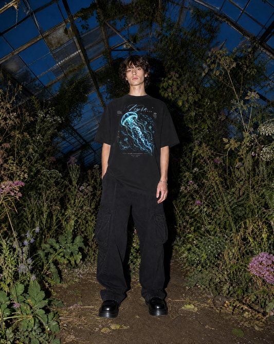 VEYRO STUDIO Night Ocean Oversized T-shirts